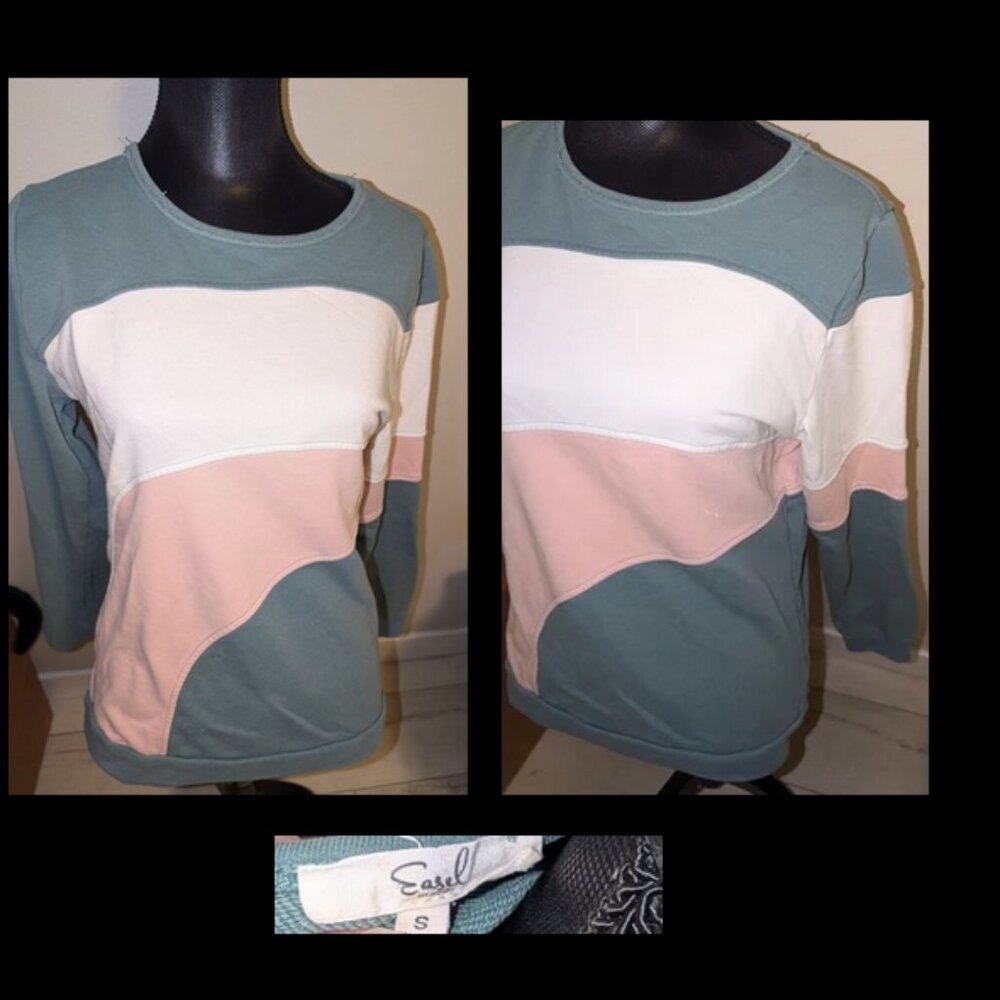 Womens Easel Block Sweatshirt Womens Size S